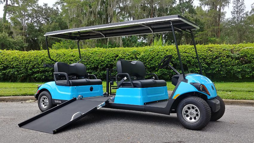 Wheelchair golf carts